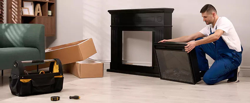 Old Rusted Metal Fireplace Repair And Replacement in Gretna, LA